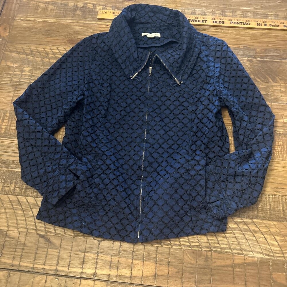Coldwater Creek Women's Navy and Blue Jacket - Picture 6 of 8